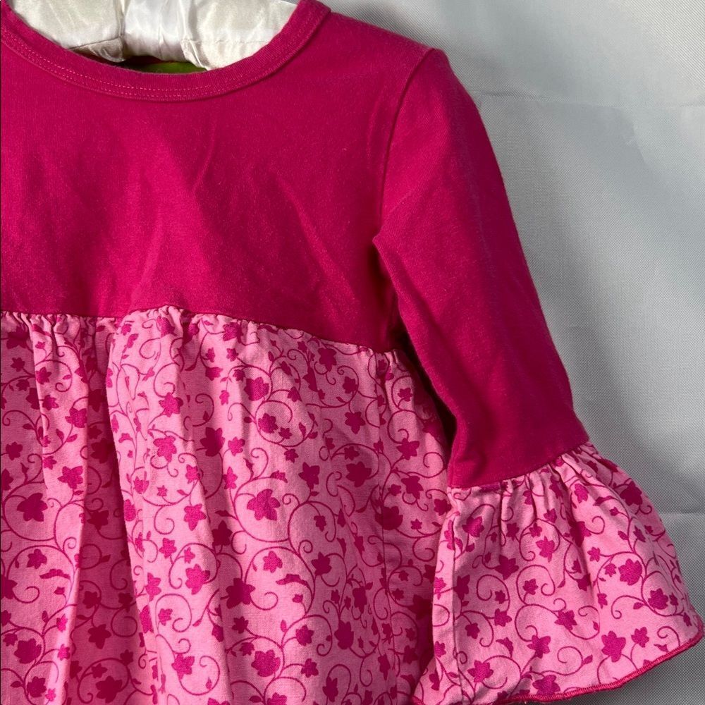 Classic Whimsy pink floral dress size 2T - Picture 4 of 12